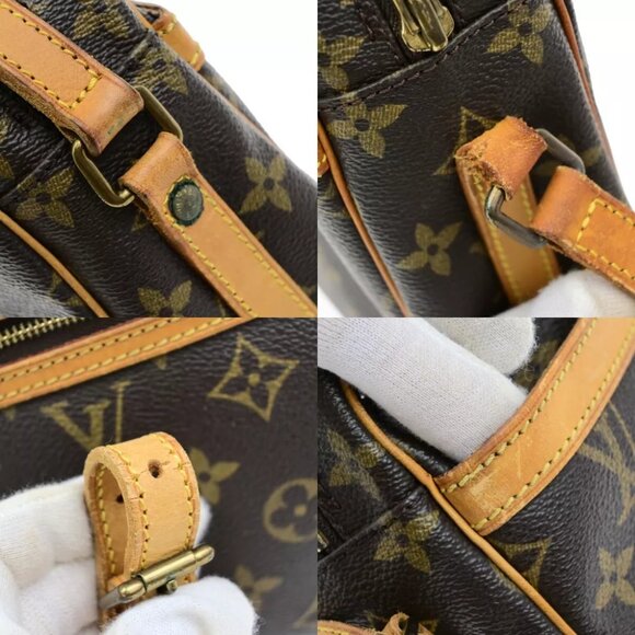 LOUIS VUITTON Senlis Shoulder Bag Monogram Leather Brown France M51222 87ED702 - Picture 5 of 16